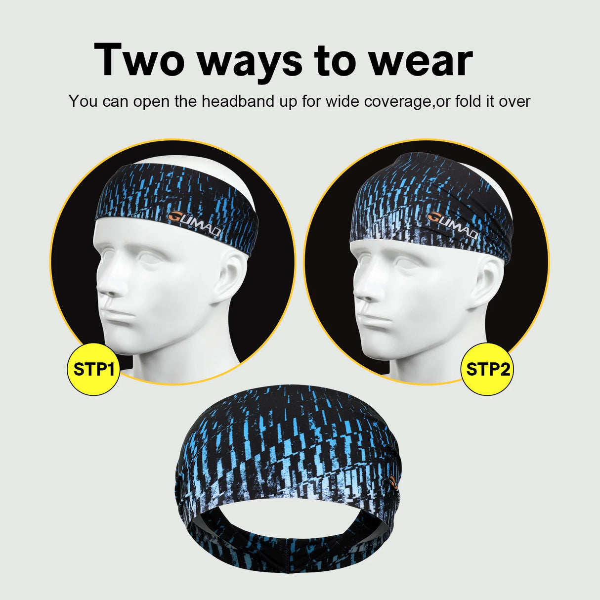 Sport Headbands Sweatband Elastic Yoga Running Hair Band Sweat Bandage Workout Tennis Fitness Jog Basketball Headscarf Men Women