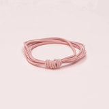 Pink Elastic Hair Bands Cute Rabbit Round Beads Heart Strawberry Rubber Band For Baby Girls Children Women Hair Accessories Gift