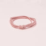Pink Elastic Hair Bands Cute Rabbit Round Beads Heart Strawberry Rubber Band For Baby Girls Children Women Hair Accessories Gift