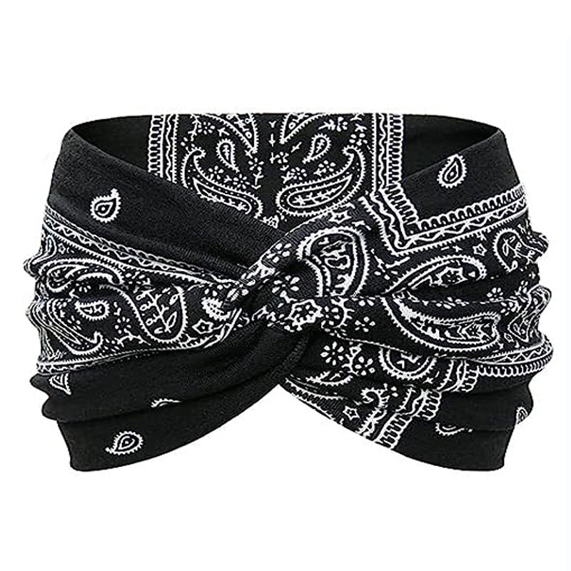 Twisted Wide Headbands for Women Extra Large Turban Workout Headband Fashion Yoga Hair Bands Boho Twisted Thick Hair Accessories