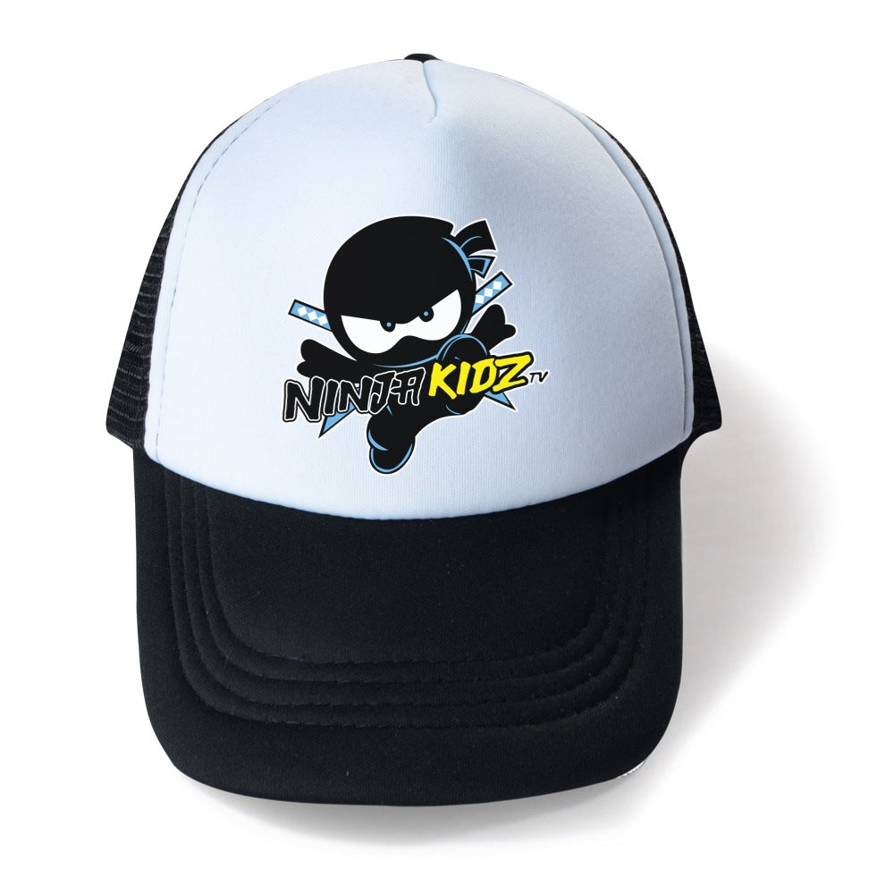2024 New Cute NINJA KIDZ Baby Hat Kids Boy Adjustable Baseball Caps Boys Girls Hats Children Snapback Hip-Hop Sun Hat