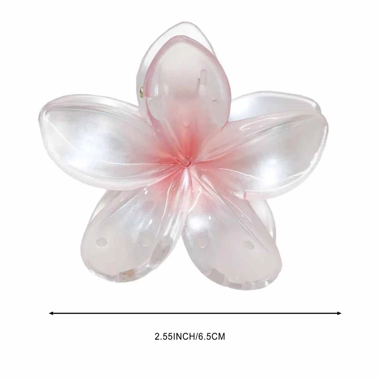 Gradient Flower Hair Clip Beach Hairpins Flower Claw Clips Hawaiian Style Headwear Summer Flower Hairpins Girls Hair Accessories