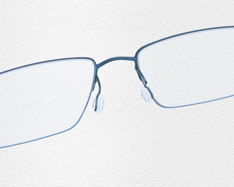 Pure Titanium Glasses Frame Men Women Eyewear Frames Eyeglassess Square Business Classic Design Screwless Denmark Brand