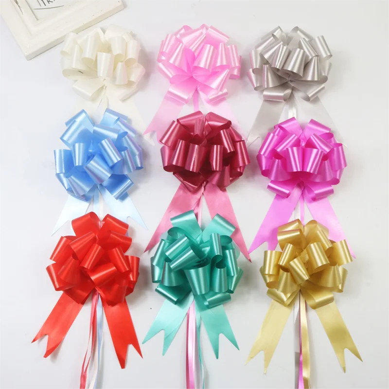 30Pcs Pull Bows Gift Knot Ribbon DIY Wedding Gift Packaging Ribbons Crafts Home Birthday Party Christmas Decoration Celebrate