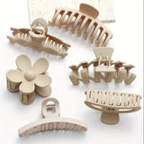6Pcs Women Fashion Claw Clip Set Headwear Large Hair Claw Multiple Styles Korean For Girls Shark Clips Barrette Hair Accessories