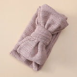 Baby Headband Hair Accessories Infant Girl Hairbands Bows Elastic Turbans for Newborn Babies Cotton Knitted Hair Band Baby Items