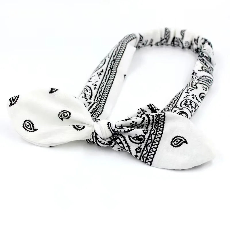 New Women Suede Soft Solid Print Headbands Vintage Boho Cross Knot Elastic Hairbands Bandanas Girls Hair Bands Hair Accessories