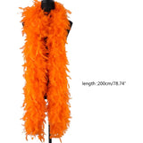 Plush Turkey Feather Boa Clothes Decorations for Party Wedding Clothes Dress Shawl Scarf Diy Jewelry Accessory Craft