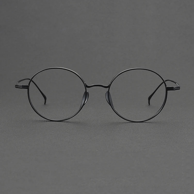 2025 NEW Titanium Handmade Glasses Frame Round Oval Retro Glasses For Men Reading Glasses Frames For Myopia For Women KMN-3003