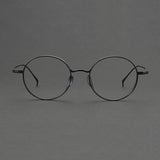 2025 NEW Titanium Handmade Glasses Frame Round Oval Retro Glasses For Men Reading Glasses Frames For Myopia For Women KMN-3003