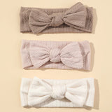 3pcs/set Knit Baby Headbands Bow Elastic Soft Headbands for Baby Girl Children Turban Infant Kids Hair Accessories HB292