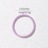 50PCS Macaron Rubber Band Hairband Headband High Elastic Durable Hair Ring Tied High Ponytail Women's Kids Hair Headwear