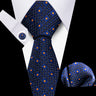 Men Neckties Tie Classic Handkerchiefs Plaid Necktie Cufflinks For Men Blouse Business Wedding Accessories Woman Collar Man Gift