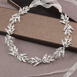 Wedding Headbands For Women Bride Handmade Crystal Rhinestone Tiaras Silver Color Hairbands Hair Accessories Queen Headband Gift