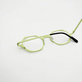 Wcwe Belight Optical Belgium Geometry Irregular Shape Titanium Eyewear Spectacle Frame Men Women Eyeglasses
