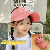 Sport Empty Top Cap Sun Hats for Baby Girls Boys Visor Hat Adjustable Outdoor Cap