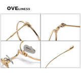 Pure Titanium Glasses Frame Men Women Vintage Round Brand Design Eyeglasses Frames New Titan Eyewear High Quality Spectacles