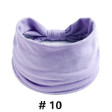 Headbands for Women Cotton Wide Headwrap Yoga Workout Hairbands Elastic Sport Head Bands Turban Bandana Bandage Hair Accessories