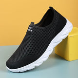 MAEDEF Fashion Breathable Men Casual Shoes Lightweight Outdoor Walking Shoe Non-slip Men's Sneakers Slip on Comfortable Footwear