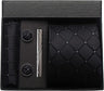 Classic 100% Silk Men's Ties In Gift box 8cm Plaid Dot Striped Business Necktie Handkerchief Cufflinks Wedding Party Tie Set