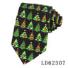 Men's Christmas Festival Theme Tie Suitable For Shirt Suit Neck Tie Accessories Festival Performance Neckties