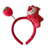 Mickey Minnie Ears Headband Cartoon Animal Plush EARS COSTUME Hallowmas Headband Cosplay Plush Gift Doll Girls Party Hair band