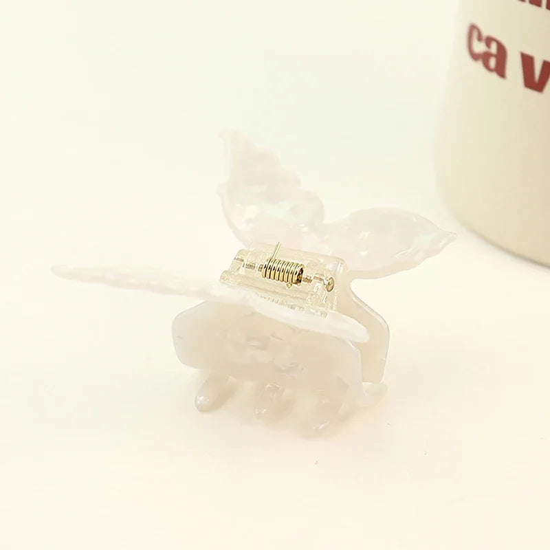 Retro Butterfly Hair Clips Back Of The Head Hair Claws Sweet Coiled Hairpin Women Lady Girl Headwear Hair Styling Tools