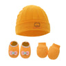 1 Set Baby Anti Scratching Gloves Hat Foot Cover Set Soft Cotton Newborn No Scratch Mittens Socks Beanies Cap Nightcap