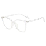 Light Frame Anti Blue Glasses Transparent Black Optical Glasse Women Men Square Eyewear Blocking eyeglasse Spectacle Eyeglasses
