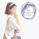 Cross elastic headband chiffon silk headband ladies headband hair accessory sports face wash