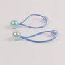 2pcs/lot Ponytail Ball Hair Ties For Girls Elastics Hairband Colorful Twin Bead Pom Balls Hair Rope Kids Hair Accessories