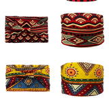 Boho Headbands For Women Fashion Wide Headscarf Bohemian Yoga  Workout Head Bands Hair Accessories Band