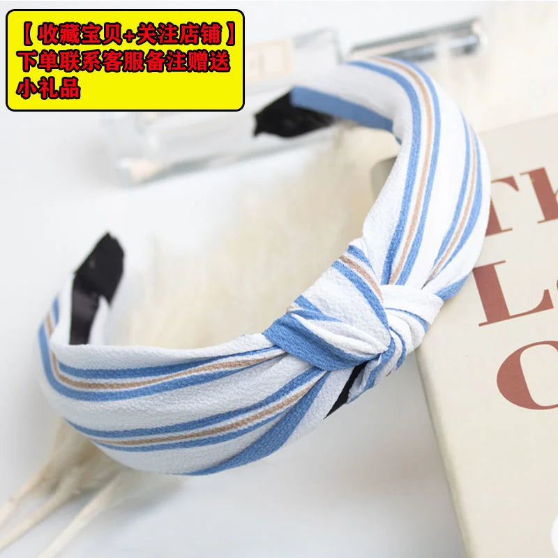 New Flower Headbands For Women Hair Hoop Knot Turban Headband Elastic Hairband Hair Accessories for Girls No Slip Stay