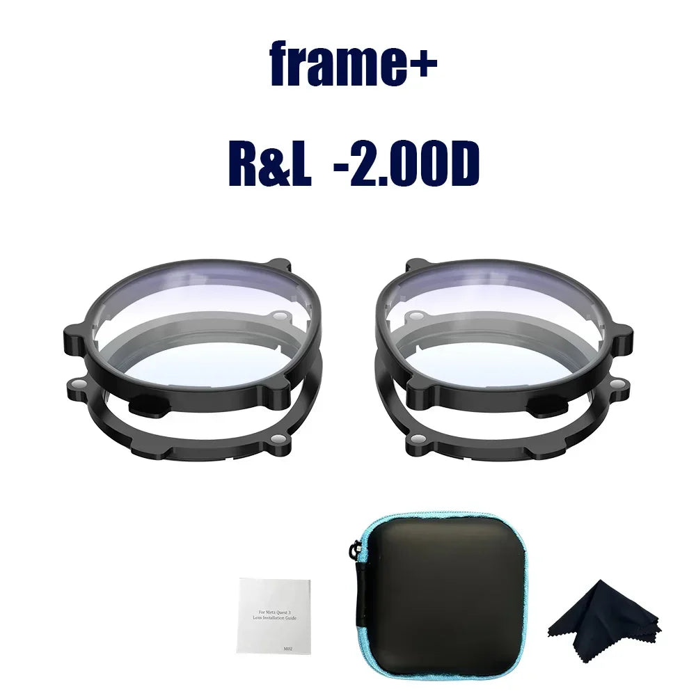 For Quest 3 lens Magnetic eyeglass frames anti-blue light optical lenses protection VR accessories for Oculus/Meta Quest 3