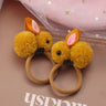 Hair Accessories Girls Ties Elastique Cheveux Fille Gomas Elasticas Furry Korean Kinder Kleding Rabbit Ears Scrunchie Headbands