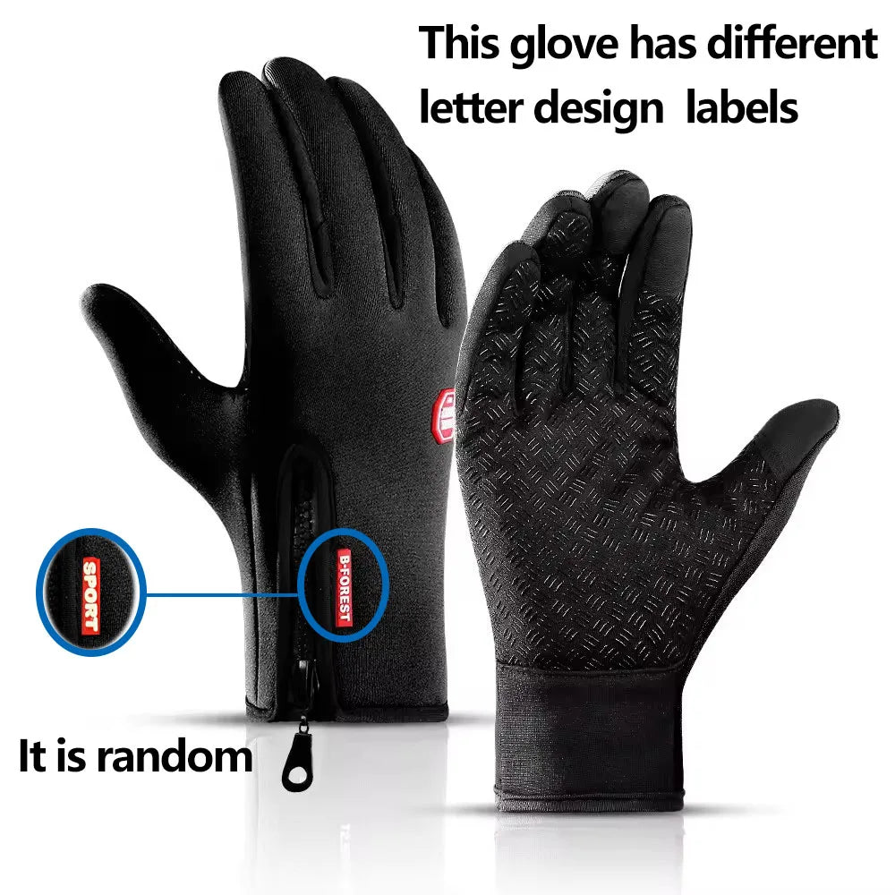 Hot Winter Gloves For Men Women Touchscreen Warm Outdoor Cycling Driving Motorcycle Cold Gloves Windproof Non-Slip Womens Gloves