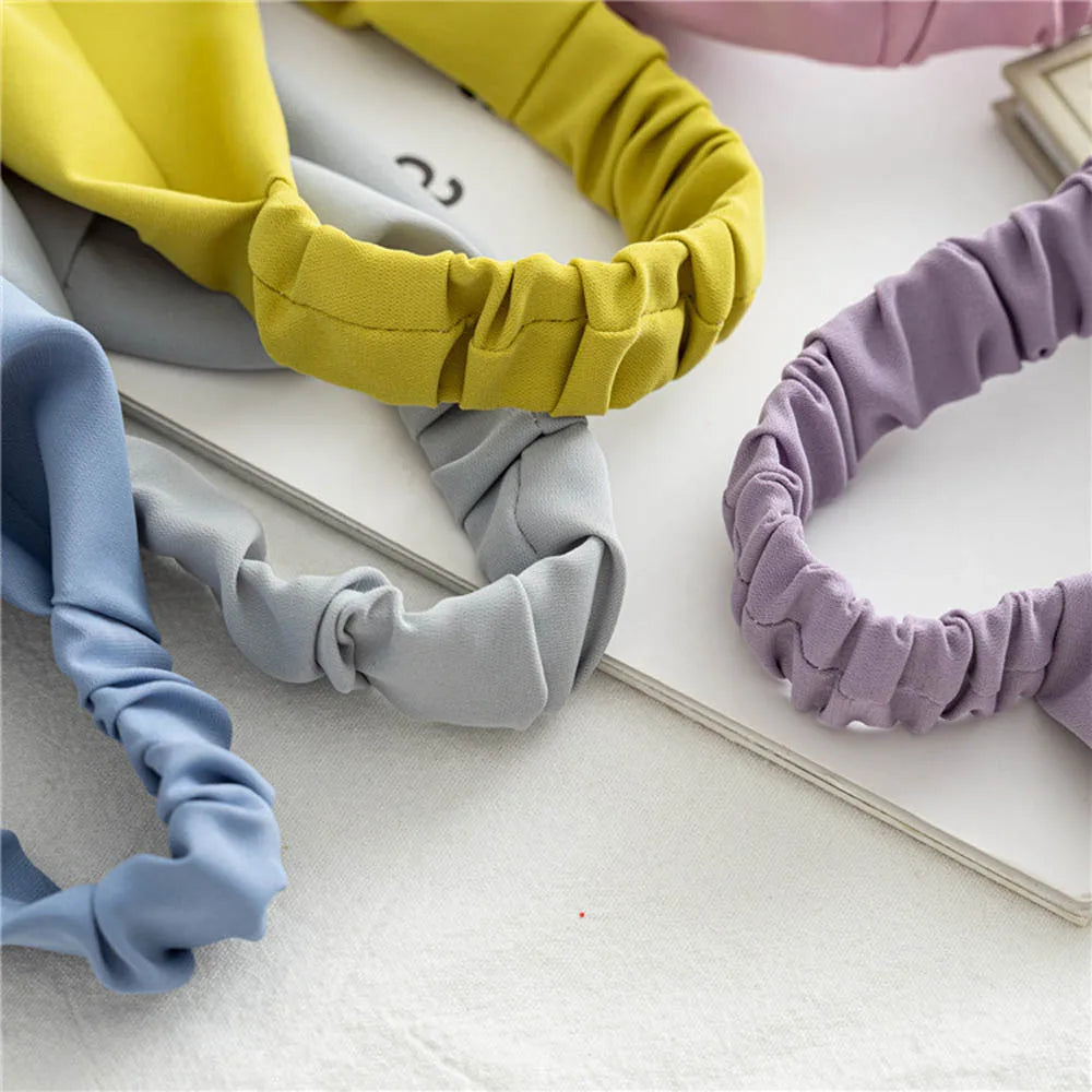Headbands Cute Women Elastic Hair Accessories Bandana Turban Headwrap Triangle Hair Scarf