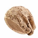 Women Men Sleeping Hat Baggy Beanie Satin Lined Night Unisex Sleep Cap Hair Care Bonnet Hair Loss Nightcap Pullover Hat Headwear