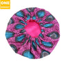 2020 New No. plus-Sized African Printing round Cap Double-Layer Satin Lining Wide Edge Nightcap Chemotherapy Hat