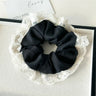 High Appearance Level Lace Fabric Elastic Hair Rope Simple Advanced Sense Small Fragrance Sweet Tie Hair Cord Gentle Temperament