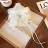 Lace Scrunchies Bowknot Ribbon Elastic Hair Bands Hair Rope Ties Hair Accessories Ponytail Holder Hair Ring INS Hair Accessories