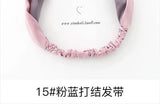 Cross elastic headband chiffon silk headband ladies headband hair accessory sports face wash