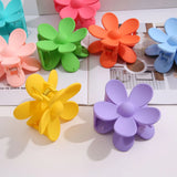 Large Flower Claw Clips For Women Fashion Hair Claw Hair Clamps Girls Matte Hairpins Sweet Headwear Barrette Hair Accessories