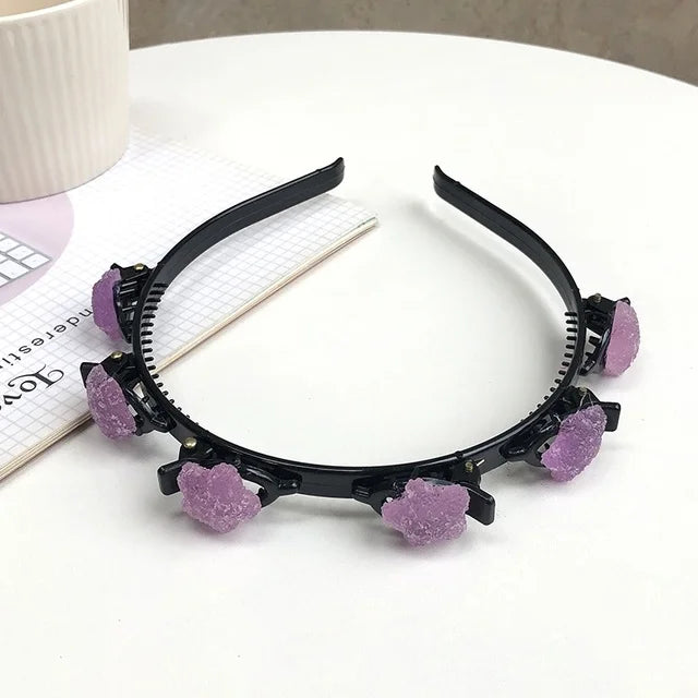 Braided Hair Bands for Girls Hair Hoop Headwear Female Flower Love Fruit Headwear Women New Fashion Hair Accessories