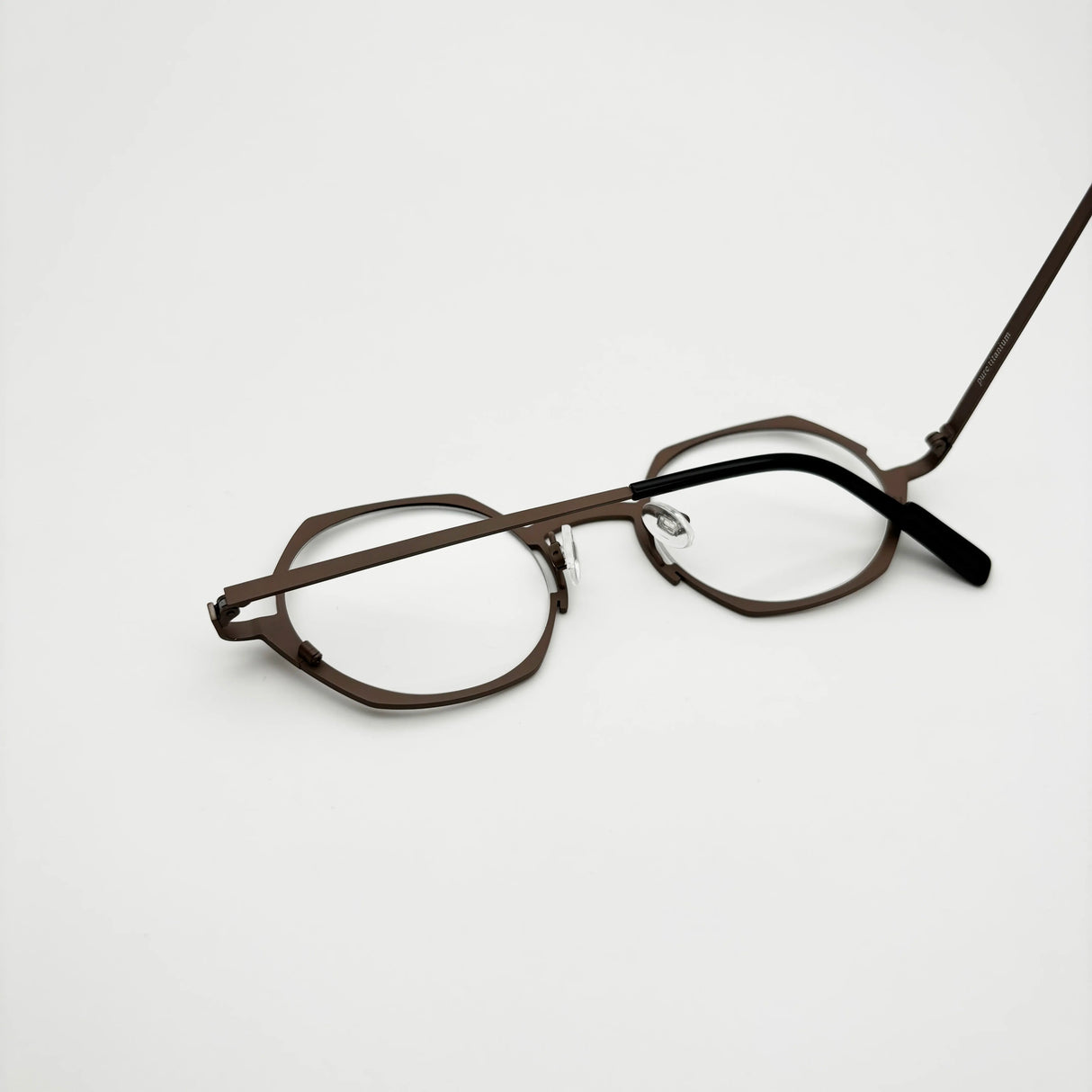 Wcwe Belight Optical Belgium Geometry Irregular Shape Titanium Eyewear Spectacle Frame Men Women Eyeglasses