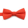 High Quality Mens Solid Color Bowtie Set For Men Children Wedding Party Dinner Accessory Pink Orange Father-son Bow Tie Gift