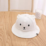 Cute Bear Baby Bucket Hat Spring Summer Outdoor Sun Hats for Boy Girl Cartoon Bear Ears Baby Hat Panama Cap Baseball Caps