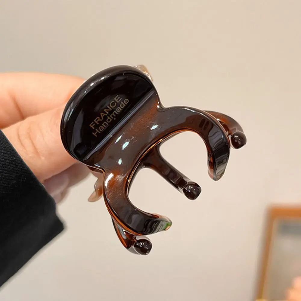 Trendy French Acetate Hair Claw Clips Retro Crab Shark Clip Elegant High Ponytail Holder Fashion Hair Accessories for Women Girl