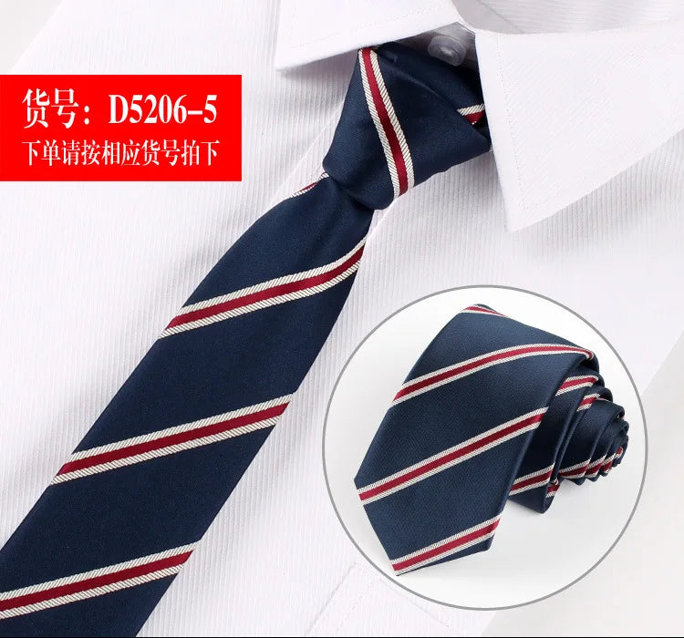 Men ties necktie Men's vestidos business wedding tie Male Dress legame gift gravata England Stripes JACQUARD WOVEN 6cm