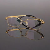 BETSION New Retro Square Pure Titanium Upscale Men Optical Glasses Frames Women Fashion Prescription Eyeglasses